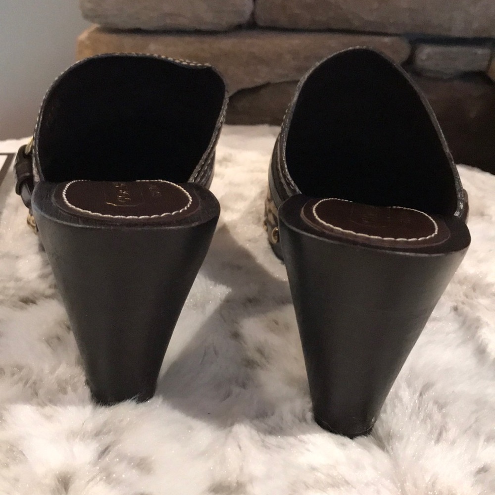 COPY - Like New Coach Clogs Worn Once - Picture 3 of 4